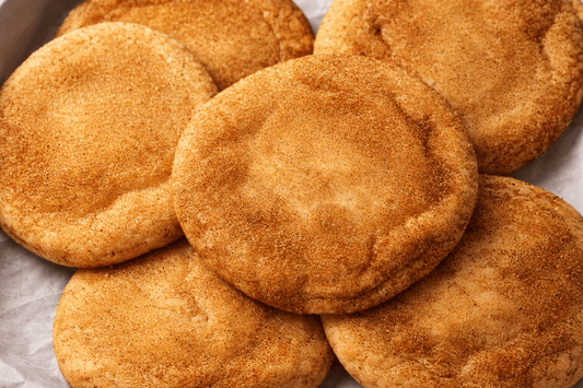 Delicious golden brown snickerdoodle cookies, soft and coated in cinnamon sugar.